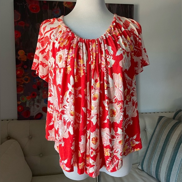 Free people Strawberry Combo Tee S - Picture 3 of 7